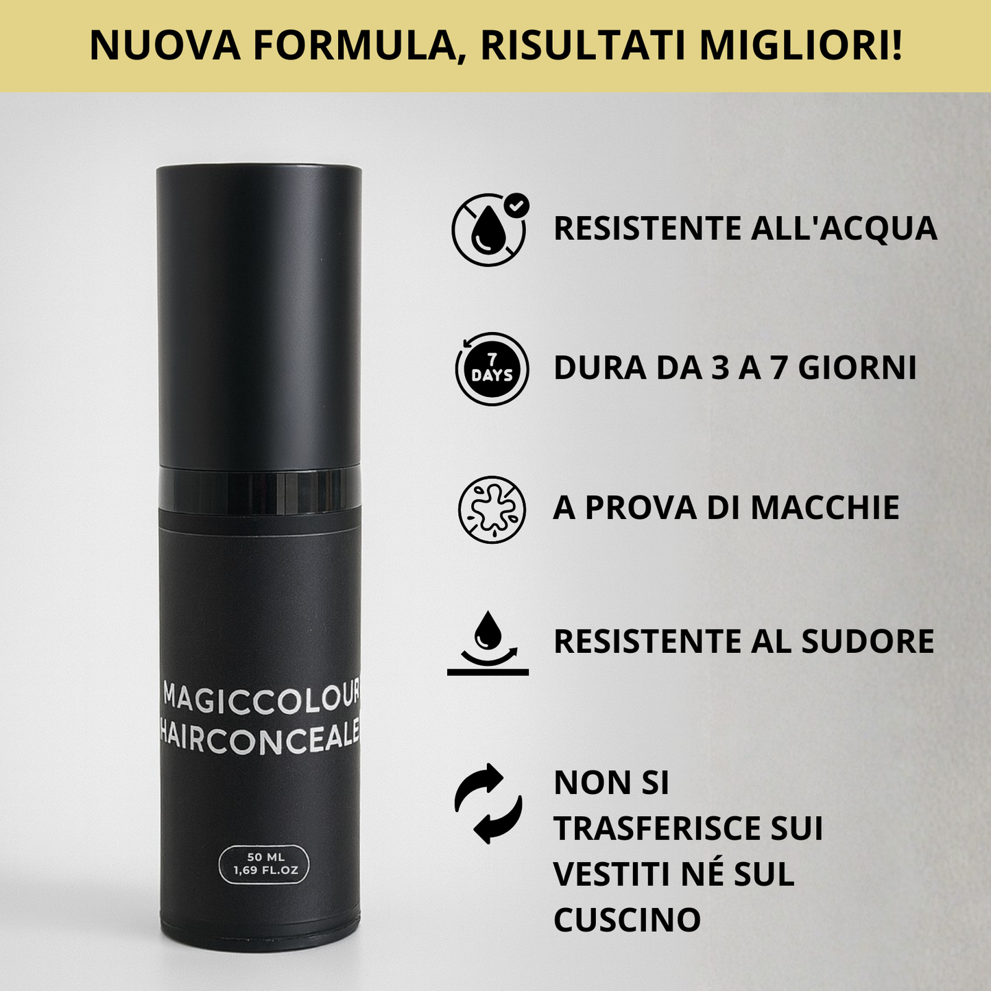 Fullhair V2 -  Nasconde istantaneamente il diradamento dei capelli